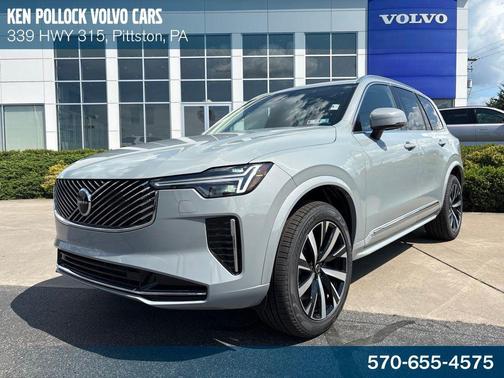 Vapour Grey Metallic 2026 Volvo XC90 Core, B5 AWD Gas (mild hybrid), Gasoline, Bright, 7 Seats