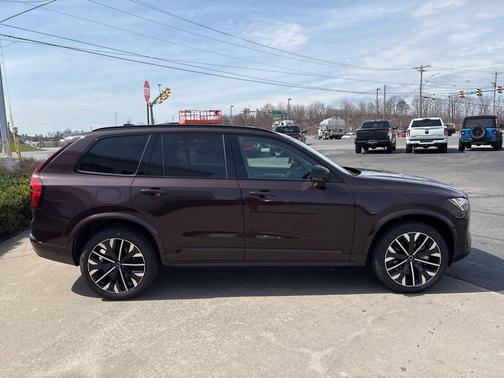 Mulberry Red Metallic 2026 Volvo XC90 Ultra Dark Theme, B6 AWD Gas (mild hybrid), Gasoline, 7 Seats