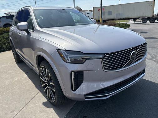 Aurora Silver 2026 Volvo XC90 Plus, B6 AWD Gas (mild hybrid), Gasoline, Bright, 7 Seats