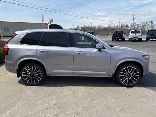 Aurora Silver 2026 Volvo XC90 Plus, B6 AWD Gas (mild hybrid), Gasoline, Bright, 7 Seats