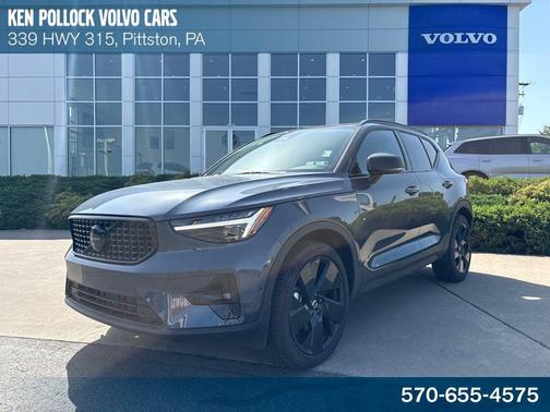 Denim Blue 2026 Volvo XC40 Black Edition Ultra, B5 AWD Gas (mild hybrid)