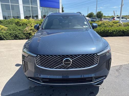 Denim Blue Metallic 2026 Volvo XC90 Plus, B5 AWD Gas (mild hybrid), Gasoline, Bright, 7 Seats