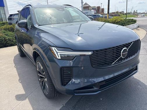 Denim Blue Metallic 2026 Volvo XC90 Plug-In Hybrid Ultra Dark Theme, T8 AWD, Electric/Gasoline, 6 Seats