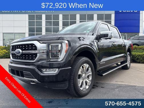 AGATE BLACK METALLIC 2021 Ford F-150 Platinum