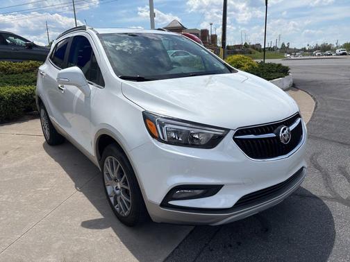 White Frost Tricoat 2019 Buick Encore Sport Touring