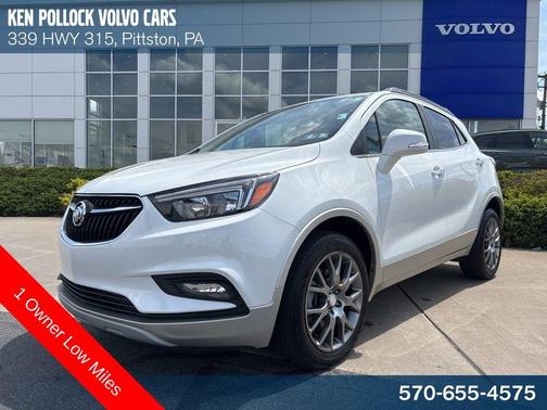 White Frost Tricoat 2019 Buick Encore Sport Touring