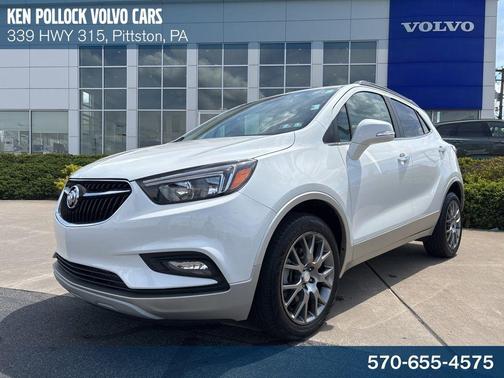 White Frost Tricoat 2019 Buick Encore Sport Touring