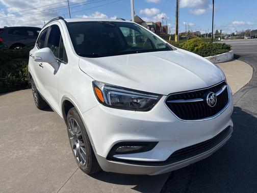 White Frost Tricoat 2019 Buick Encore Sport Touring