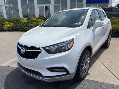 White Frost Tricoat 2019 Buick Encore Sport Touring