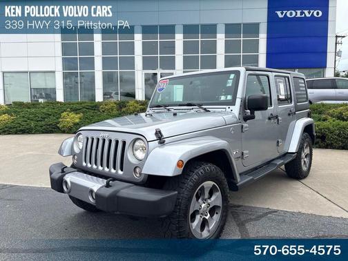 Billet Silver Metallic Clearcoat 2018 Jeep Wrangler JK Unlimited Sahara