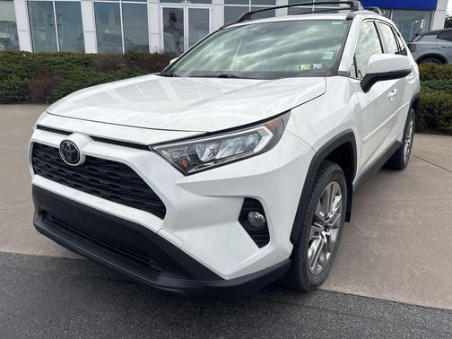 Super White 2020 Toyota RAV4 XLE Premium
