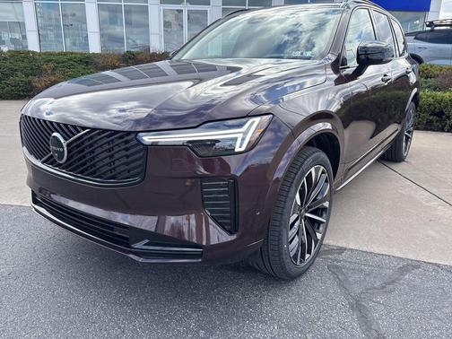 Mulberry Red Metallic 2026 Volvo XC90 Ultra Dark Theme, B6 AWD Gas (mild hybrid), Gasoline, 7 Seats