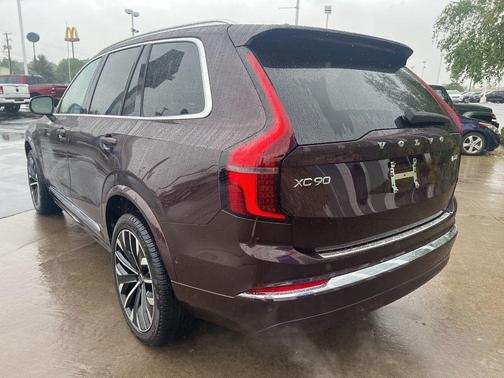 Mulberry Red Metallic 2026 Volvo XC90 Plus, B6 AWD Gas (mild hybrid), Gasoline, Bright, 6 Seats