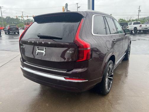 Mulberry Red Metallic 2026 Volvo XC90 Plus, B6 AWD Gas (mild hybrid), Gasoline, Bright, 6 Seats