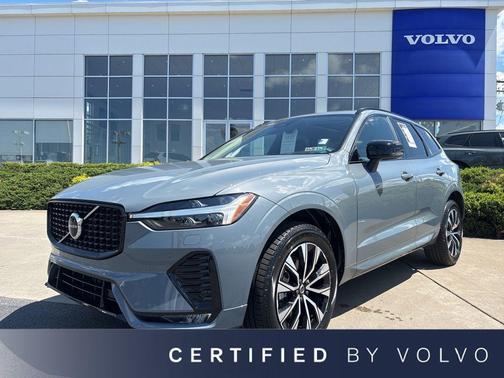 Thunder Grey Metallic 2024 Volvo XC60 B5 Core Dark Theme