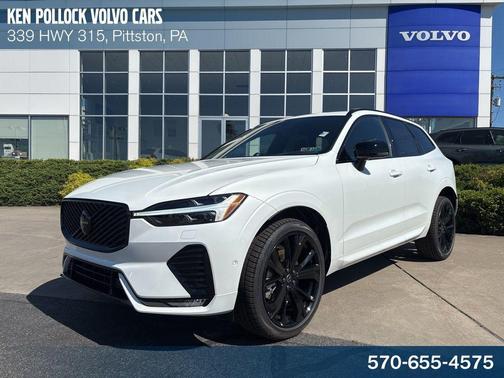 Crystal White Metallic 2026 Volvo XC60 B5 Ultra Black Edition