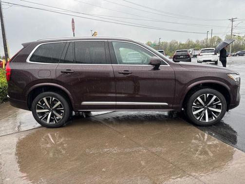 Mulberry Red Metallic 2026 Volvo XC90 Core, B5 AWD Gas (mild hybrid), Gasoline, Bright, 7 Seats