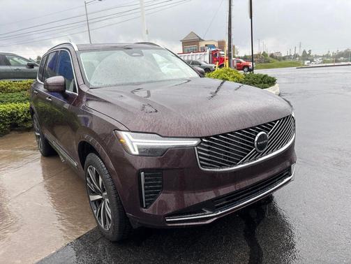 Mulberry Red Metallic 2026 Volvo XC90 Core, B5 AWD Gas (mild hybrid), Gasoline, Bright, 7 Seats