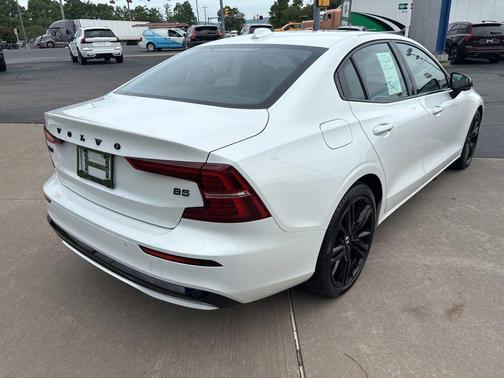 Crystal White Metallic 2023 Volvo S60 B5 Plus Black Edition