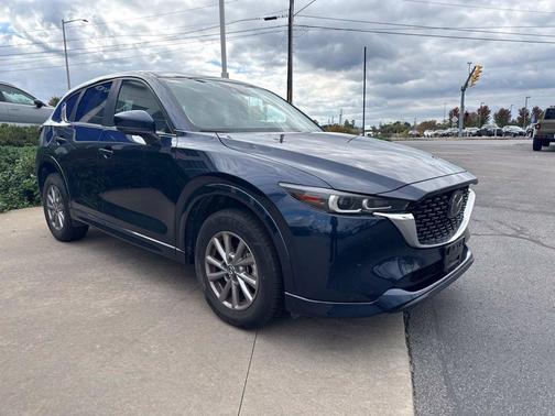 Deep Crystal Blue Mica 2025 Mazda CX-5 2.5 S Preferred Package