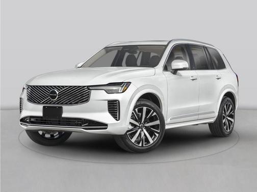 Mulberry Red Metallic 2026 Volvo XC90 Plus, B6 AWD Gas (mild hybrid), Gasoline, Bright, 7 Seats