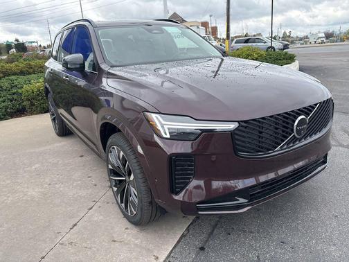 Mulberry Red Metallic 2026 Volvo XC90 Ultra Dark Theme, B6 AWD Gas (mild hybrid), Gasoline, 7 Seats