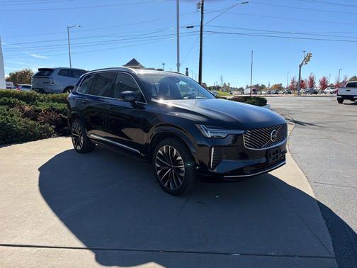 Onyx Black Metallic 2026 Volvo XC90 Plus, B6 AWD Gas (mild hybrid), Gasoline, Bright, 7 Seats