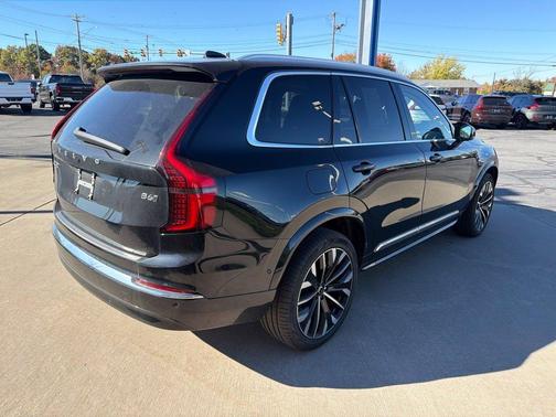 Onyx Black Metallic 2026 Volvo XC90 Plus, B6 AWD Gas (mild hybrid), Gasoline, Bright, 7 Seats