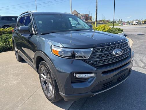 STONE BLUE METALLIC 2024 Ford Explorer XLT