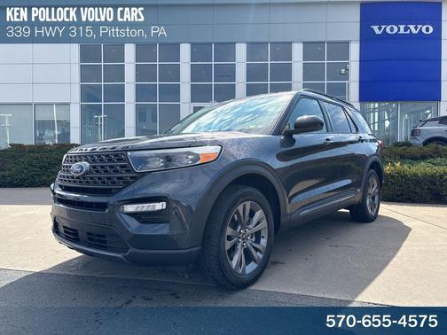 STONE BLUE METALLIC 2024 Ford Explorer XLT