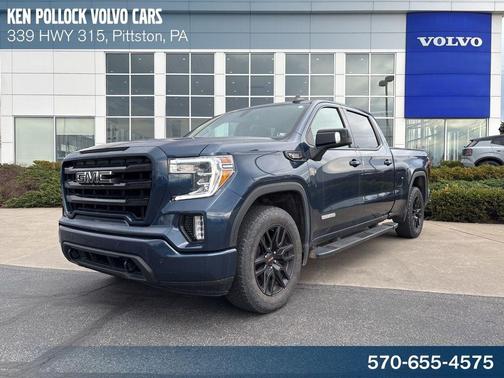 Pacific Blue Metallic 2021 GMC Sierra 1500 Elevation