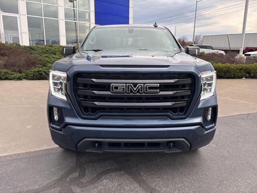 Pacific Blue Metallic 2021 GMC Sierra 1500 Elevation
