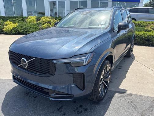 Denim Blue Metallic 2026 Volvo XC90 Plug-In Hybrid Ultra Dark Theme, T8 AWD, Electric/Gasoline, 6 Seats