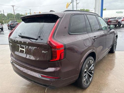 Mulberry Red Metallic 2026 Volvo XC90 Ultra Dark Theme, B6 AWD Gas (mild hybrid), Gasoline, 6 Seats