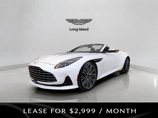 Lunar White 2025 Aston Martin DB12 Volante