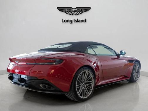 Red 2025 Aston Martin DB12 Volante
