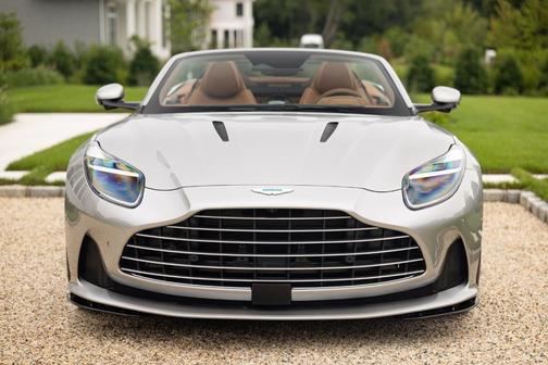 Lightning Silver 2024 Aston Martin DB12 Volante