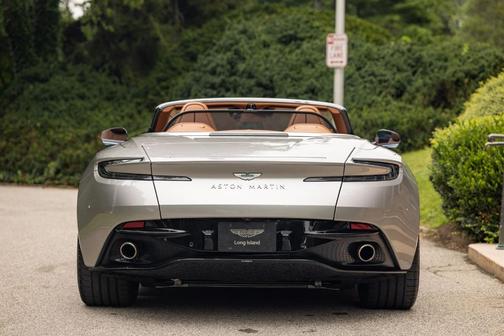 Lightning Silver 2024 Aston Martin DB12 Volante