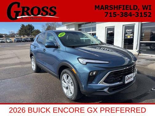 Ocean Blue Metallic 2026 Buick Encore GX Preferred