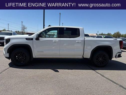 Summit White 2025 GMC Sierra 1500 Elevation