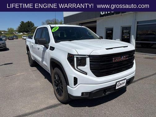 Summit White 2025 GMC Sierra 1500 Elevation