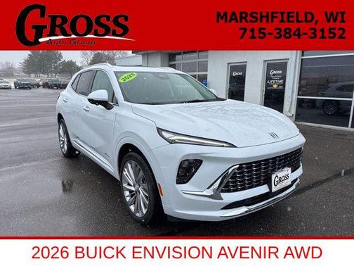Iridescent White Tricoat 2026 Buick Envision Avenir AWD