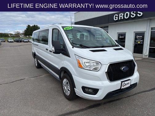 Oxford White 2022 Ford Transit-350 XLT