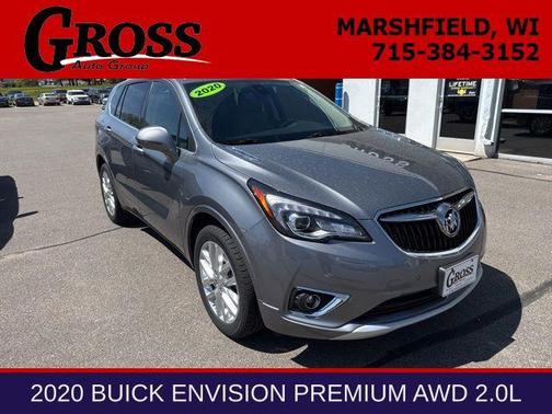Satin Steel Metallic 2020 Buick Envision AWD Premium I