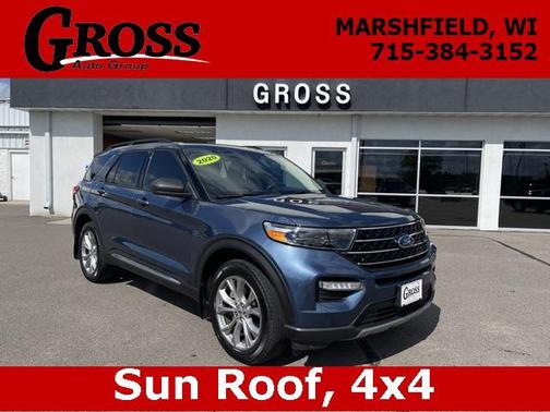 Blue Metallic 2020 Ford Explorer XLT