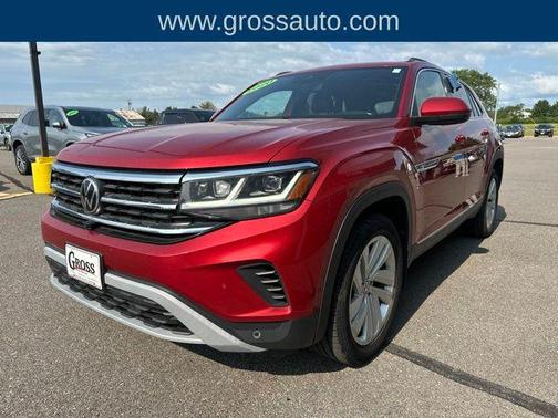 Aurora Red Metallic 2020 Volkswagen Atlas Cross Sport 3.6L V6 SEL 4MOTION