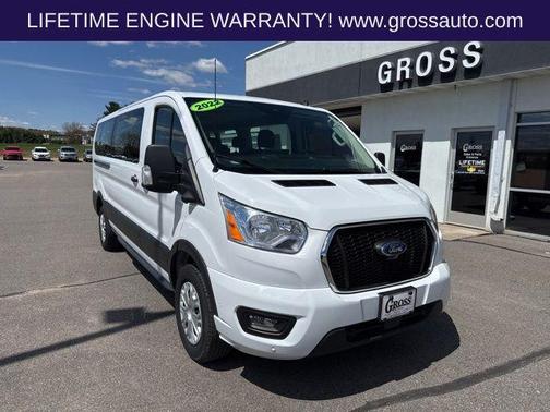 Oxford White 2022 Ford Transit-350 XLT