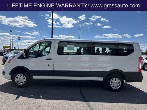 Oxford White 2022 Ford Transit-350 XLT