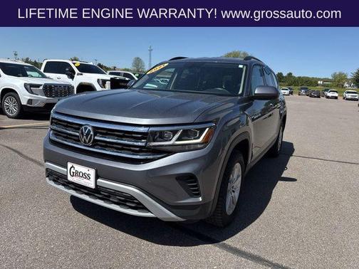 Platinum Gray Metallic 2021 Volkswagen Atlas 2.0T S