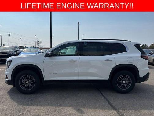 Summit White 2025 GMC Acadia AWD Elevation